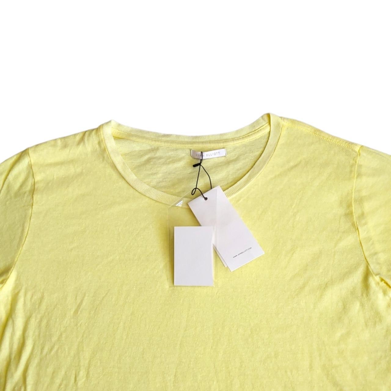 John Elliott Women's Yellow T-shirt (4)