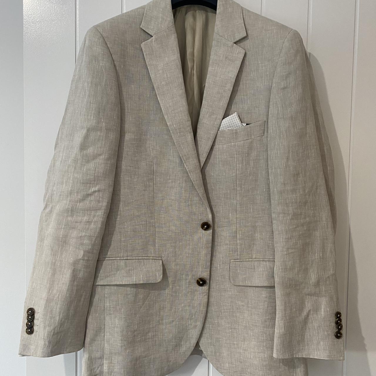 Linen SuitJacket Brand Gazman linen... Depop