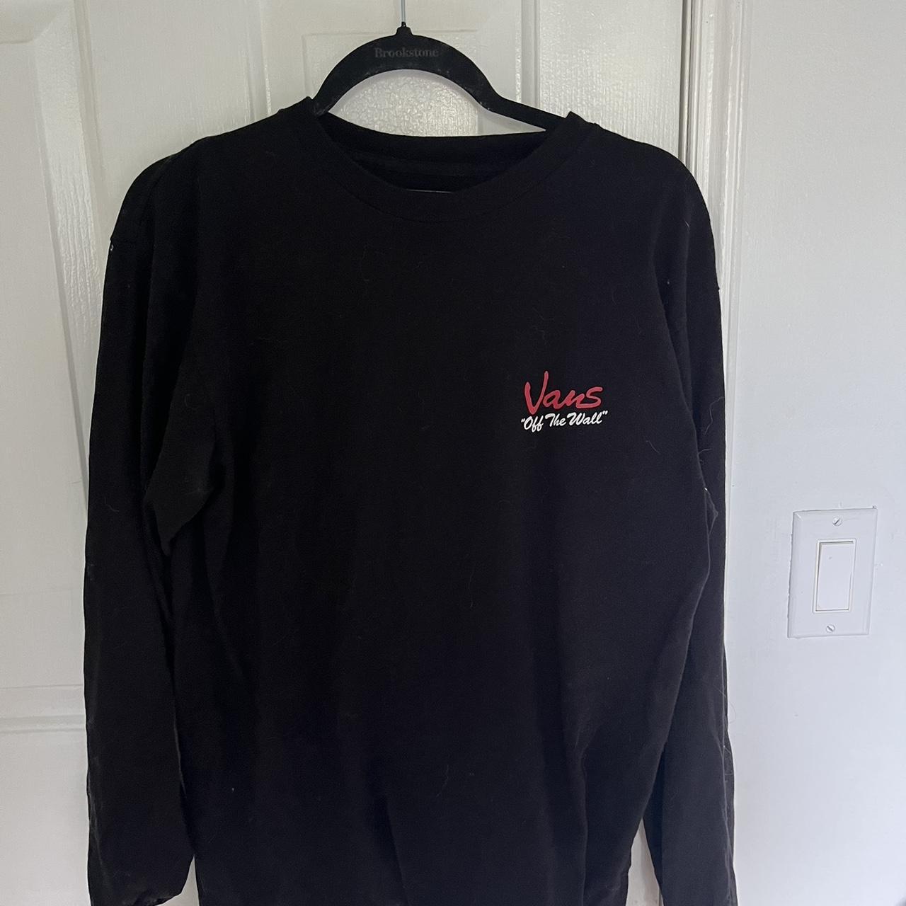 Vans Men's Black and Red T-shirt | Depop