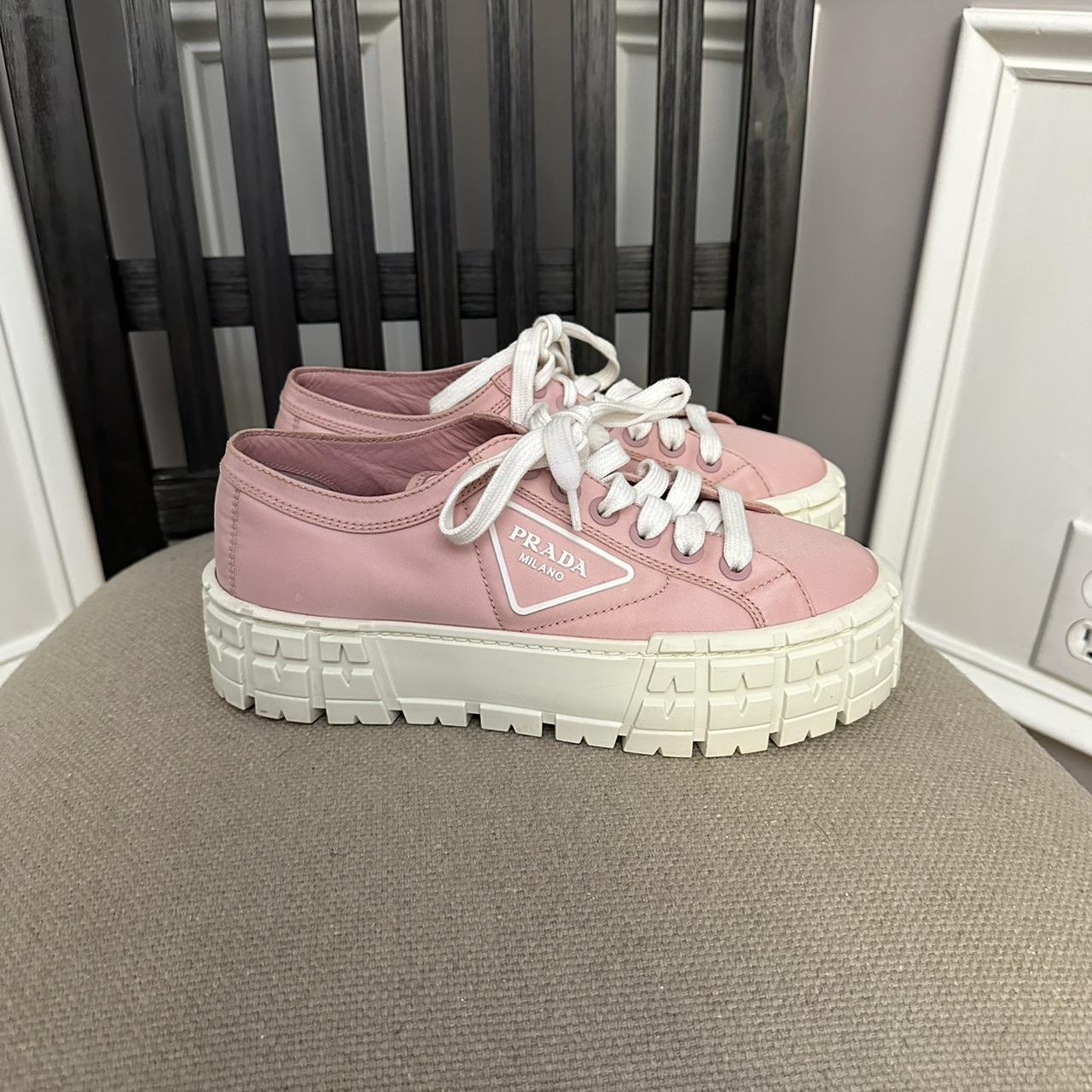 Prada neon trainers best sale