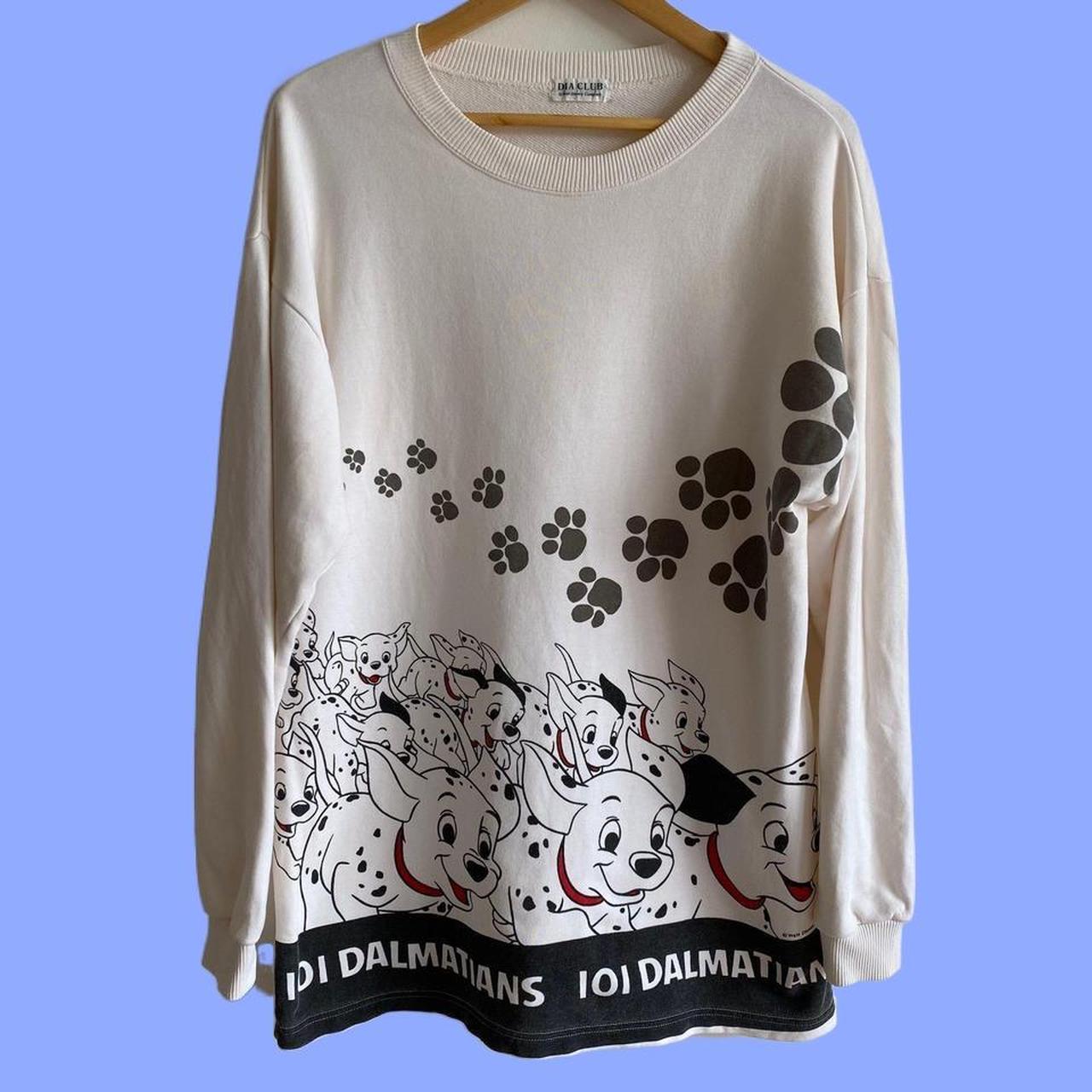 Vintage 90s 101 Dalmatians Walt Disney Crew Neck... - Depop