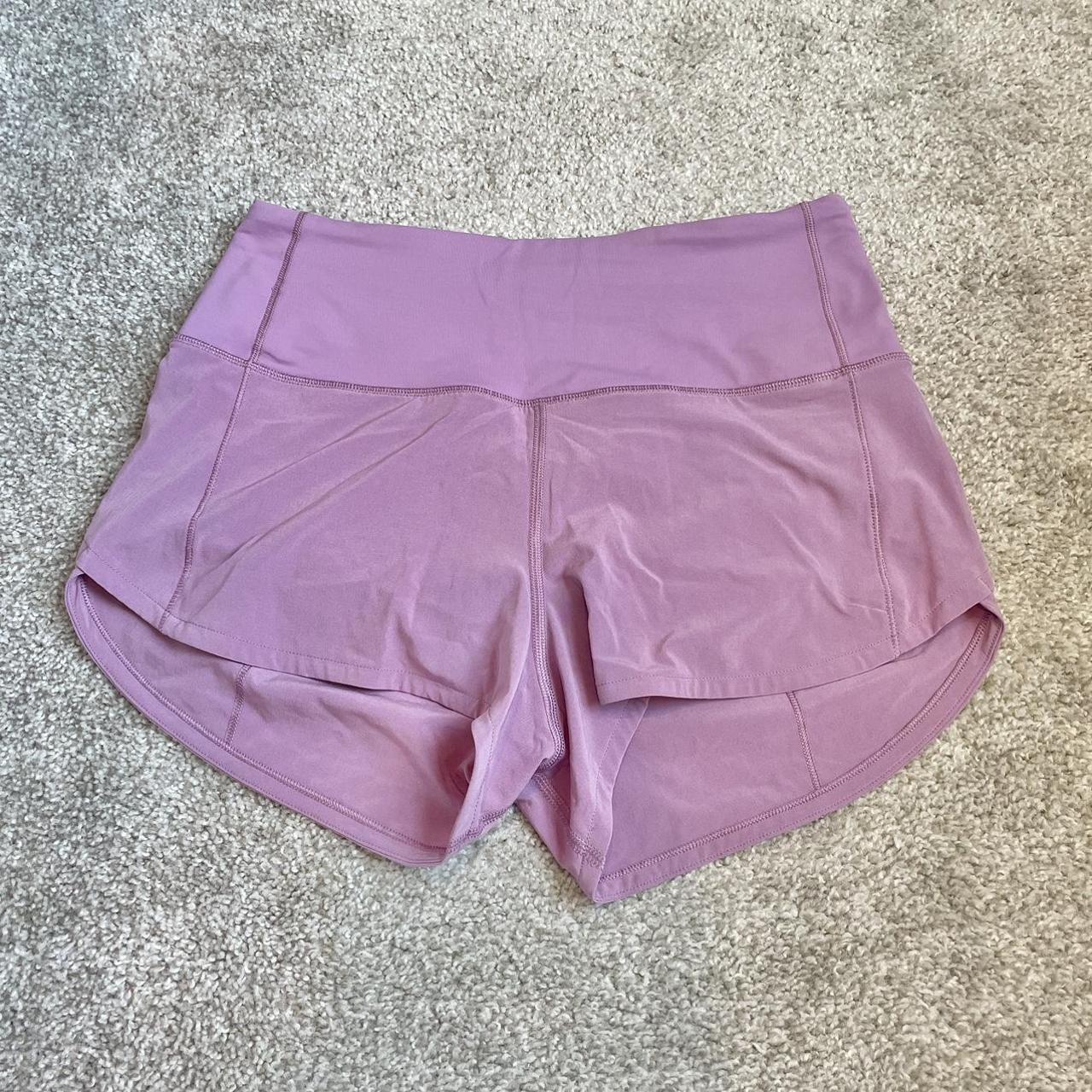 Lululemon Women's Purple and Pink Shorts | Depop