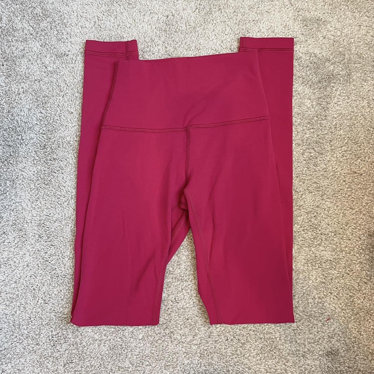 Lululemon Size 2 Ruby Red Align Pant Full Length 28” - Depop
