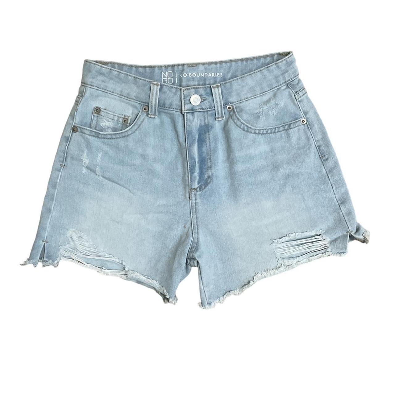 No boundaries denim shorts! Size: 1 Brand: no... - Depop