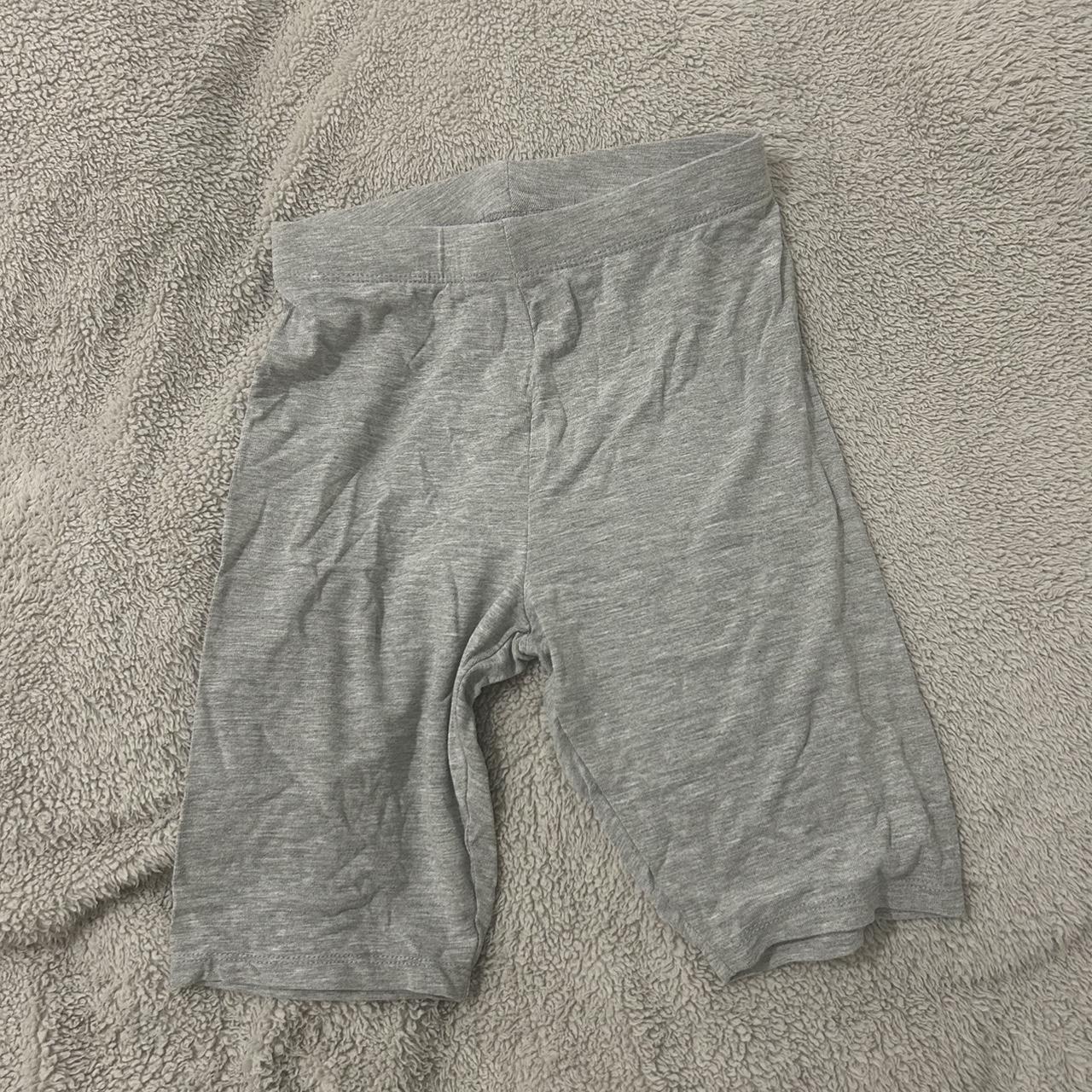 asos grey cycling shorts size 4