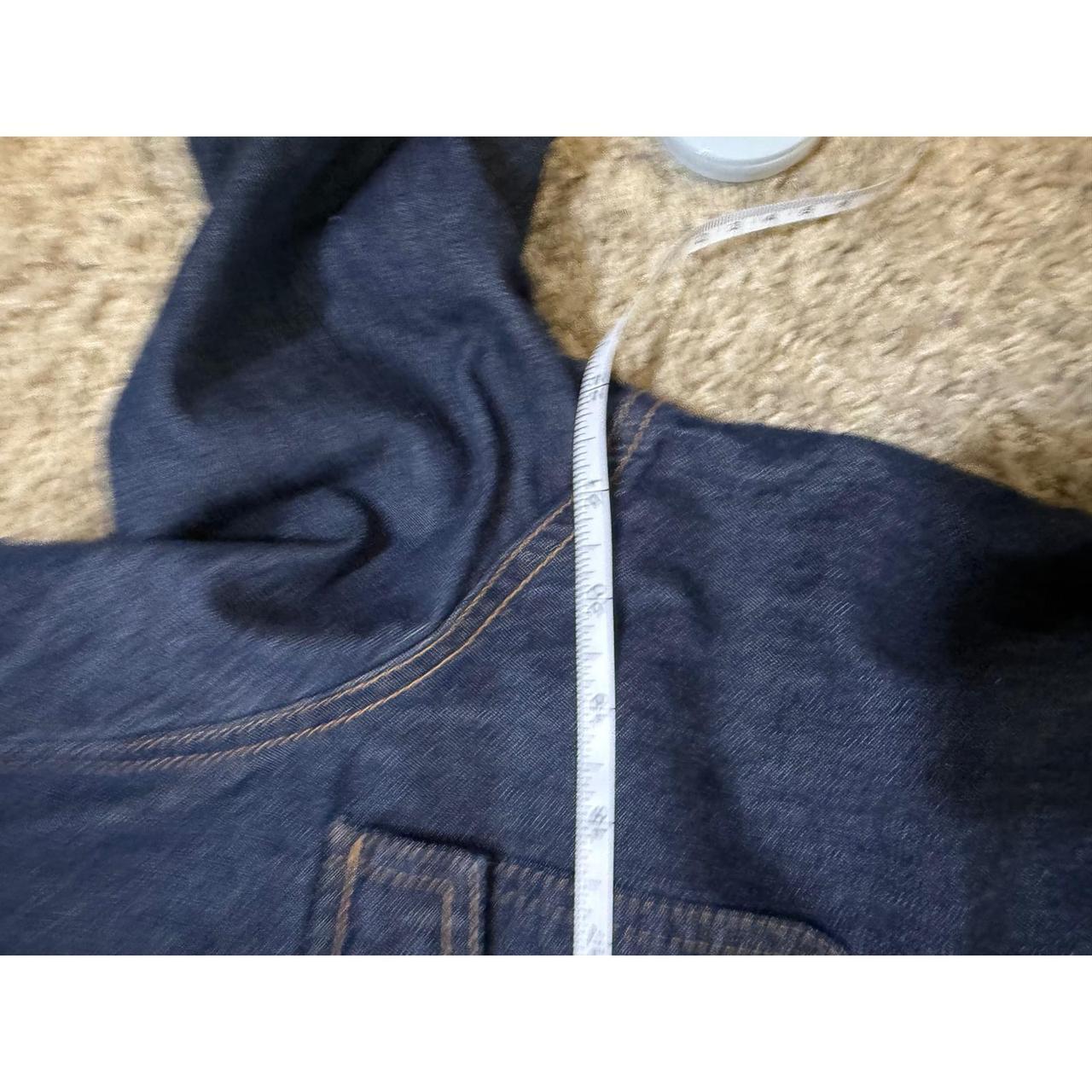 Chaps Women's Shirt Dress - Blue - L – Chaps Deni… - image 8