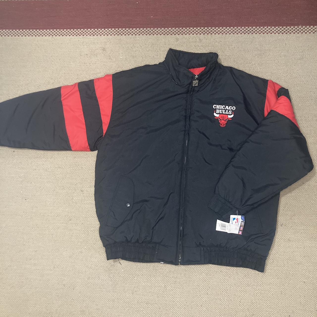 Vintage Chicago bulls jacket New with tags Xl... - Depop