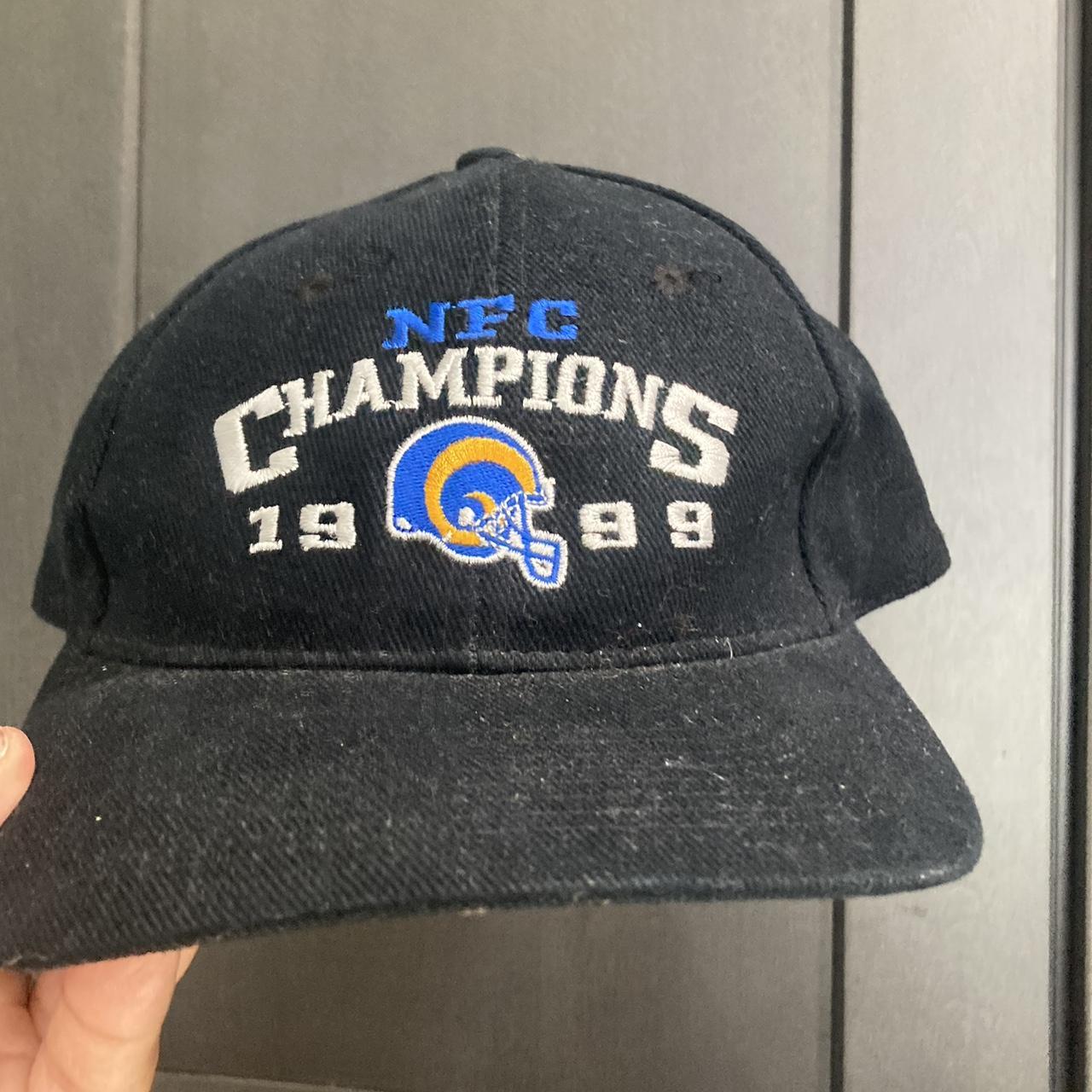 Vintage Los Angeles rams 1999 champions hat St.... - Depop