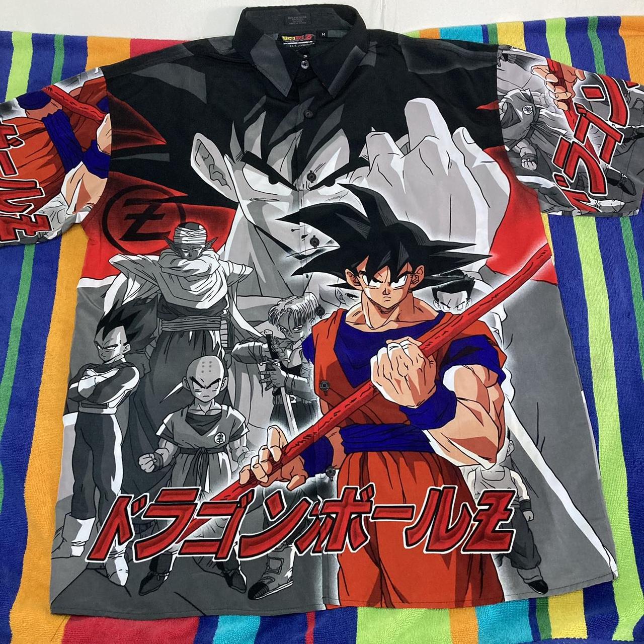 Vintage dragon ball z button up store