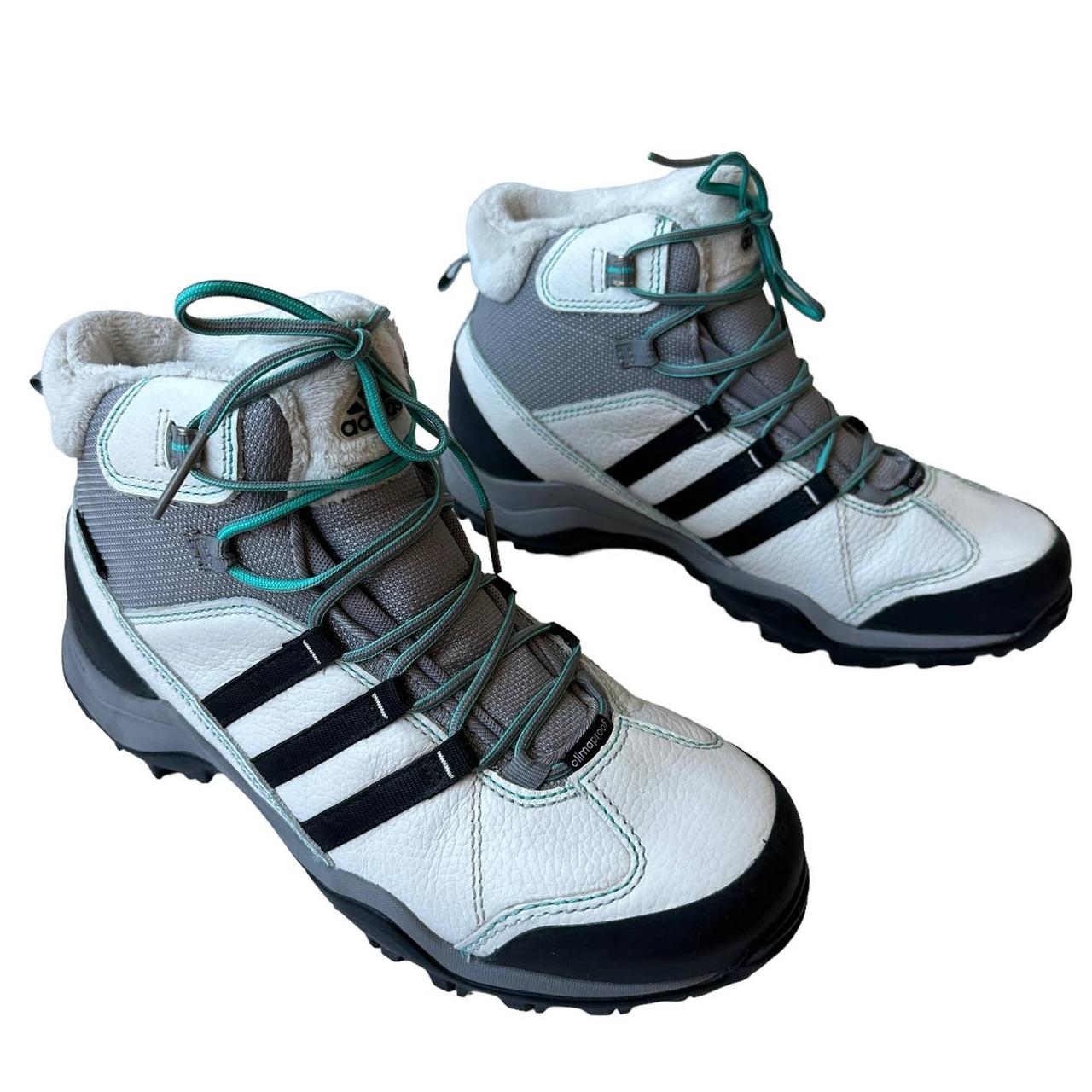 Adidas Hiking Boots Climaproof Primaloft White Black... Depop