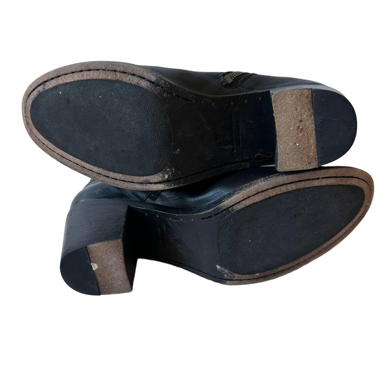 frye black ankle boots