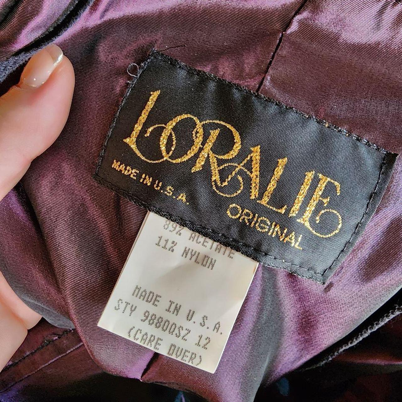 Vintage Goth Punk Prom Dress 12 Taffeta Velvet... - Depop