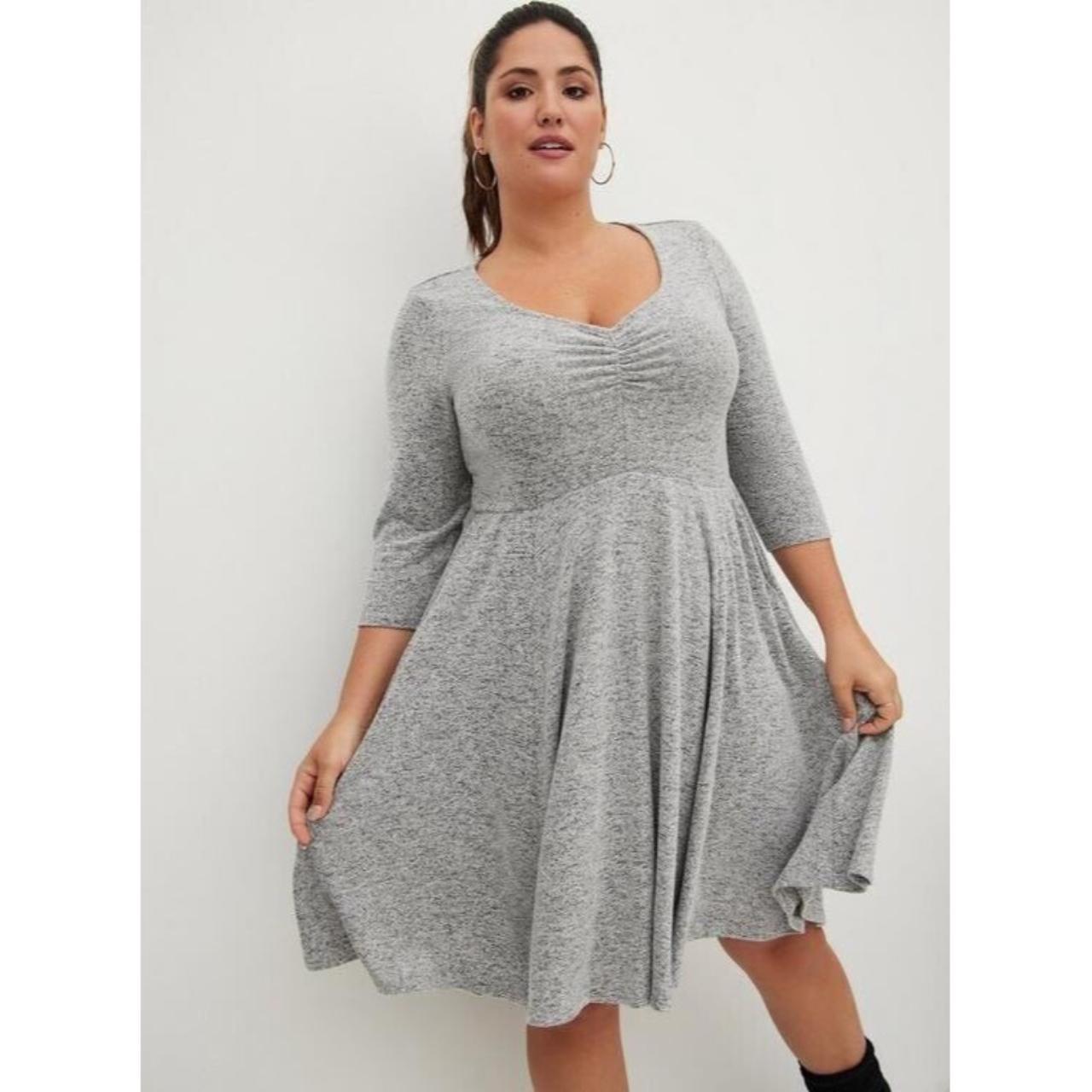 Torrid store gray dress