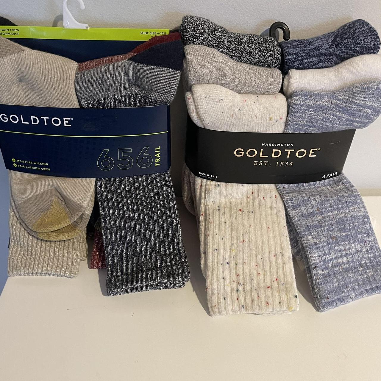 GoldToe Harrington Full Cushion Crew 6 pack Men's... - Depop