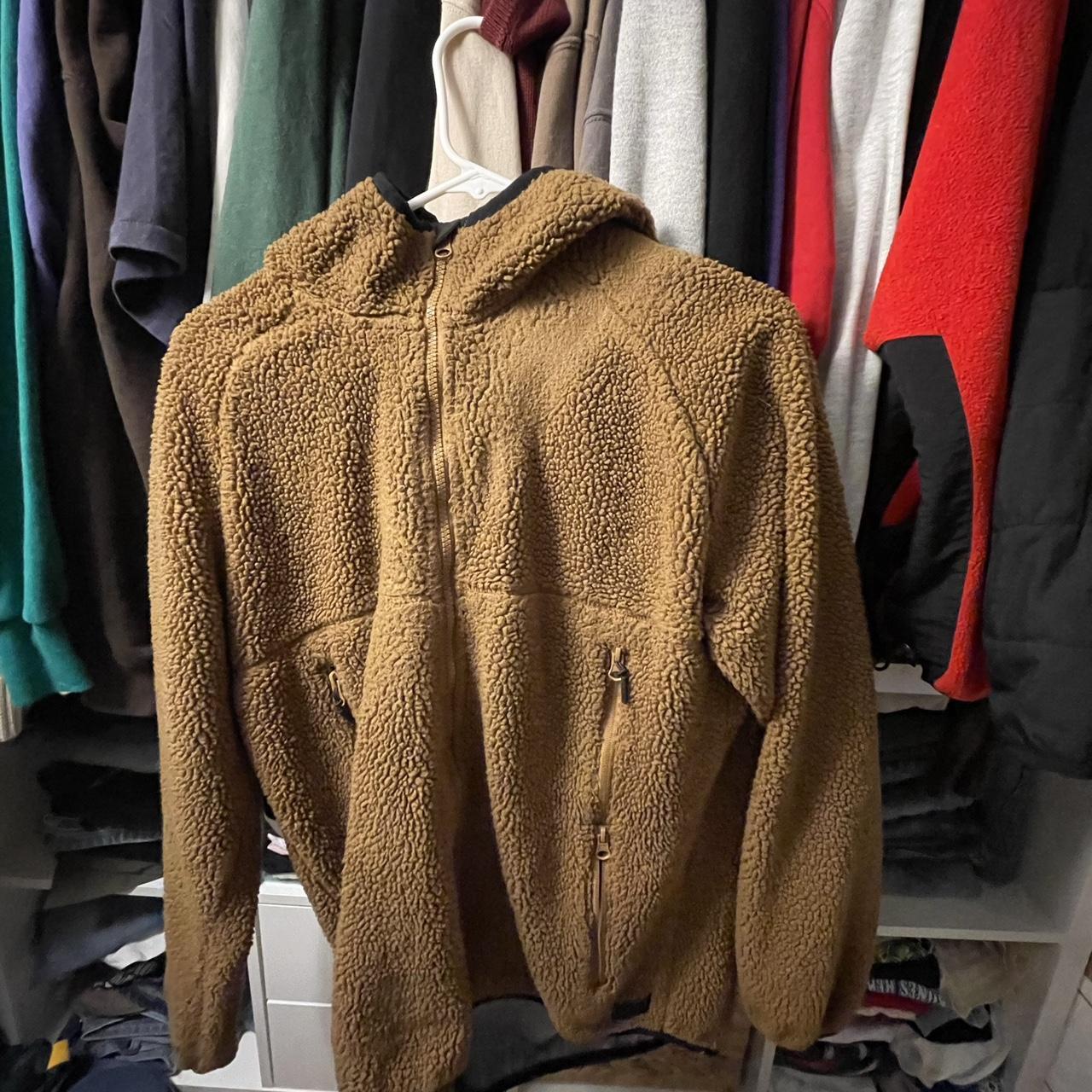 MSX by Michael Strahan: Brown Sherpa Polar Zip-up... - Depop