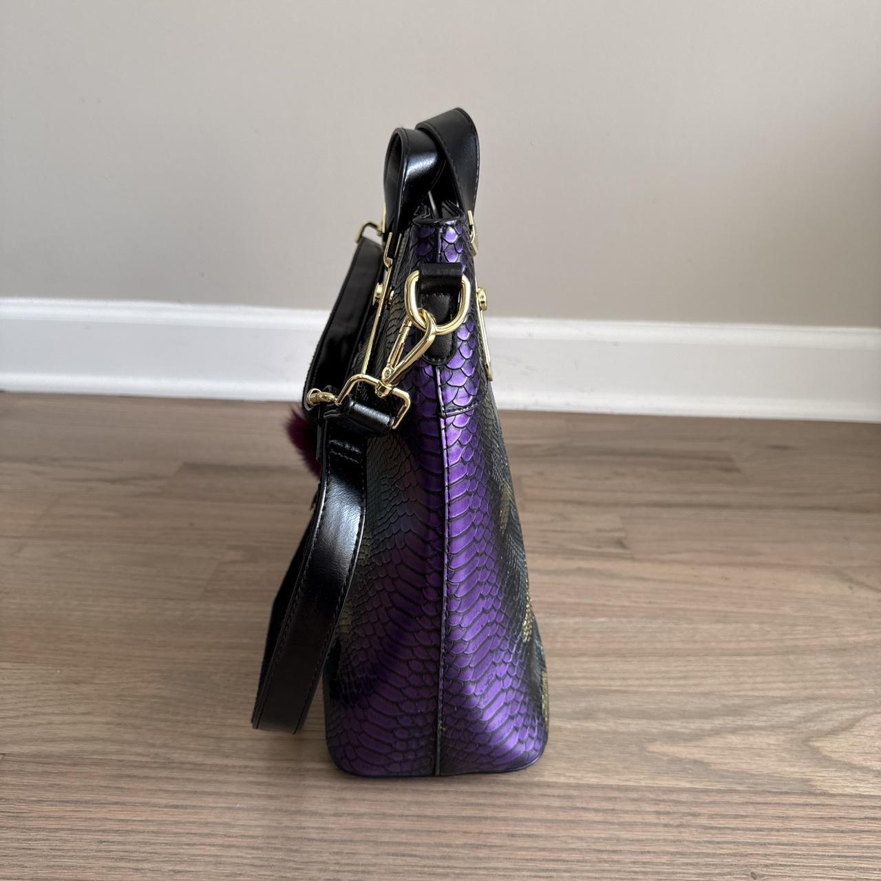 Women's Bag - Multi/Purple – Snake Pattern Gradie… - image 4