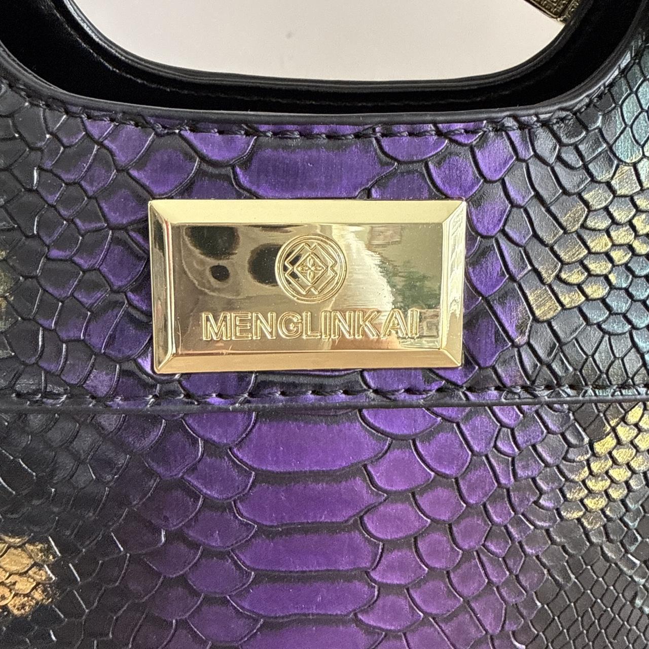 Women's Bag - Multi/Purple – Snake Pattern Gradie… - image 3