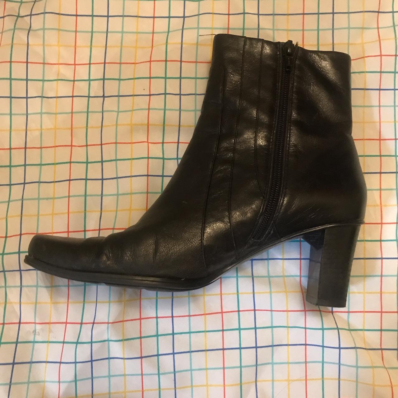 Liz Claiborne Women's Black Boots | Depop