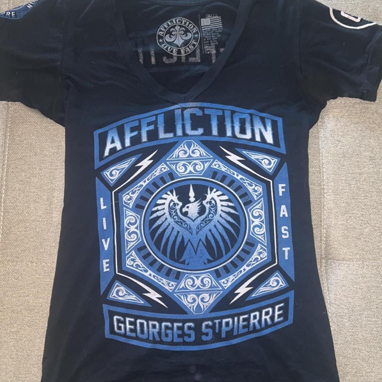 george st pierre affliction shirts