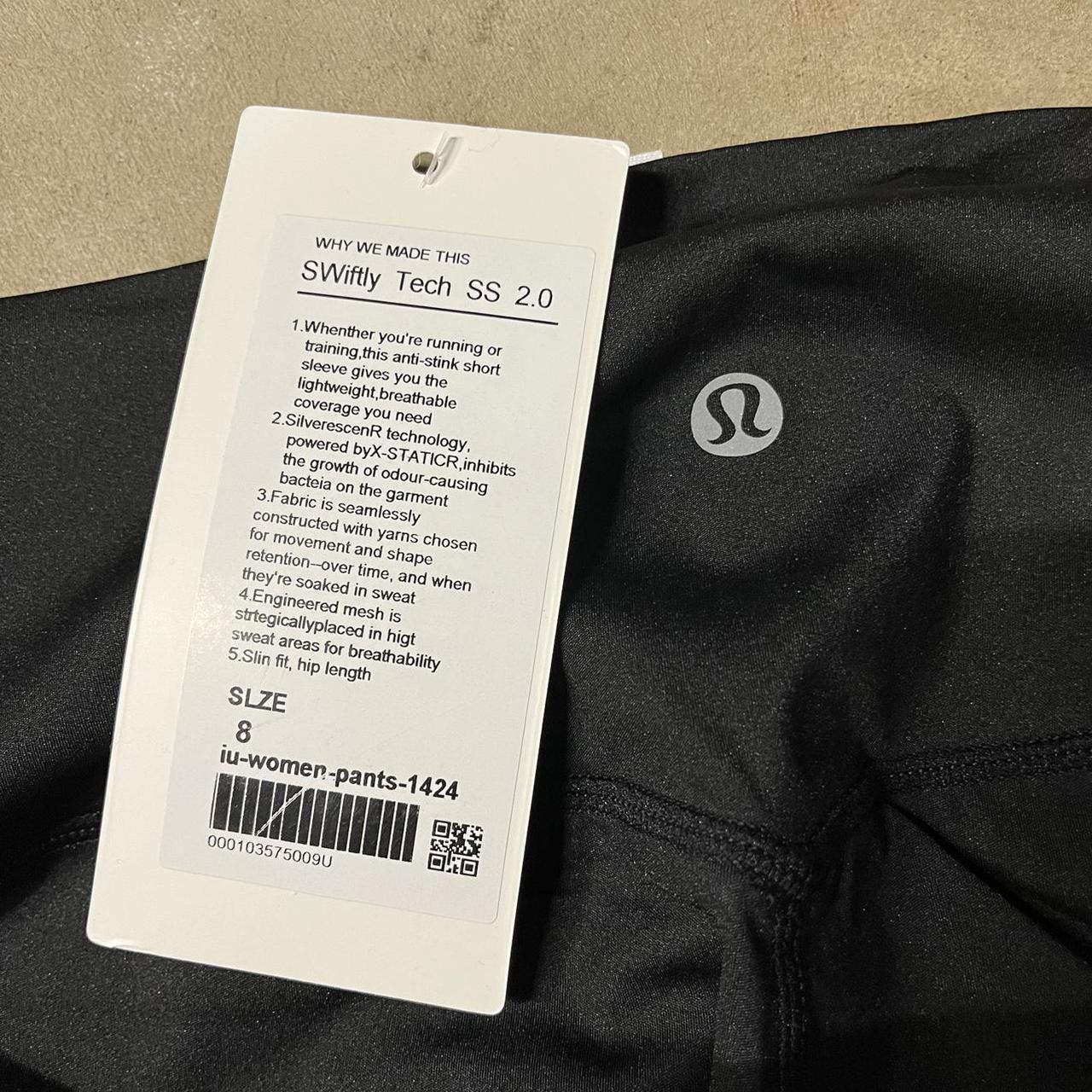 New with tags Lululemon swiftly tech 2.0 size 8 legging - Depop
