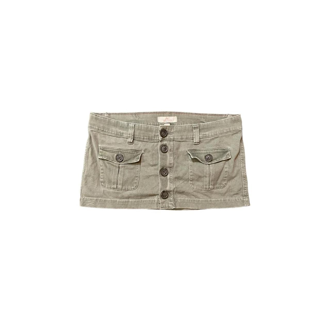 Hollister Co. Women's Khaki Skirt Depop
