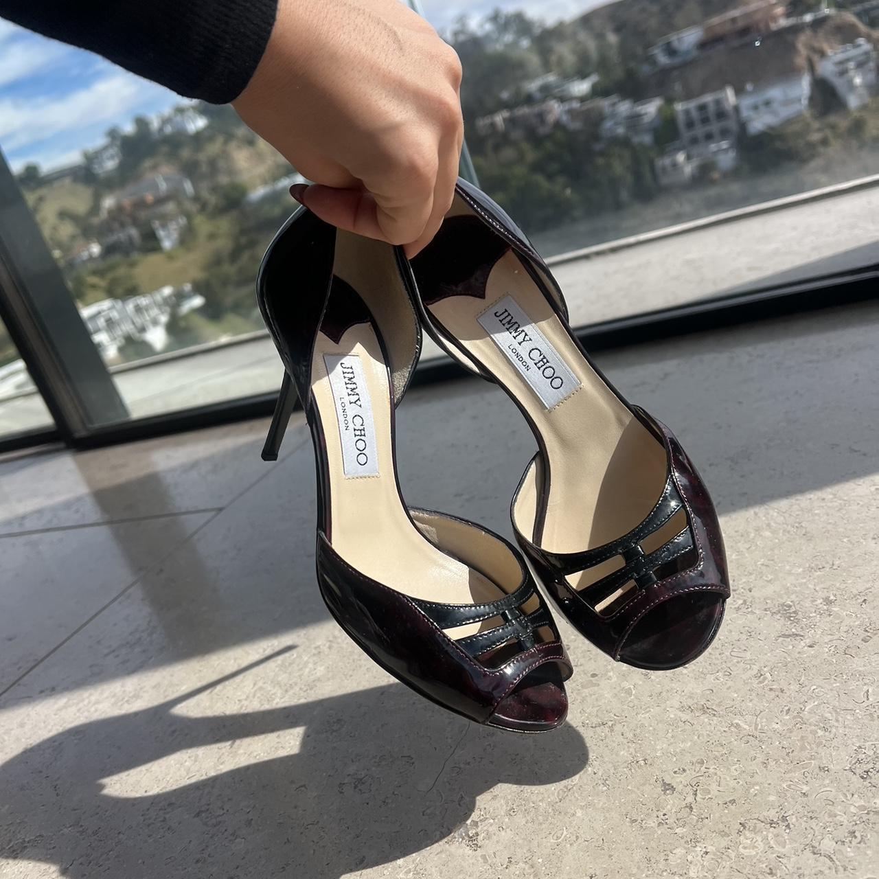 Jimmy Choo Patent Leather Printed D Orsay Pumps. Depop