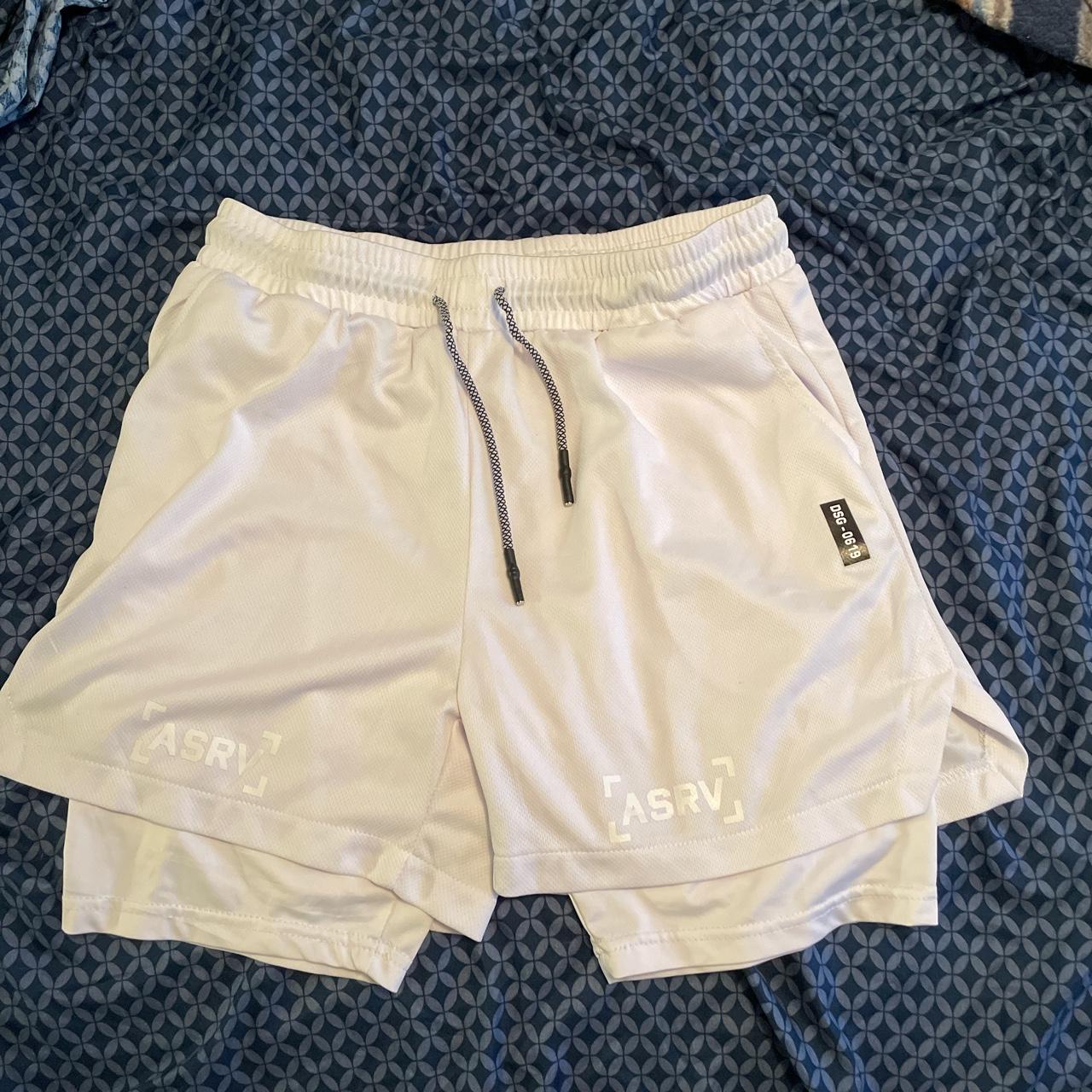 Asrv Men S White Shorts Depop