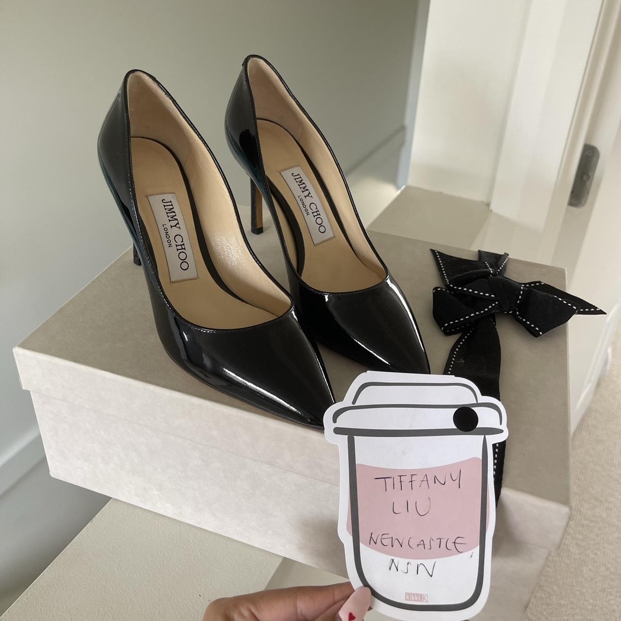 Jimmy choo romy 85 black hotsell