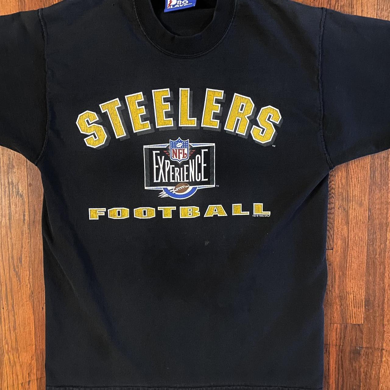 Vintage Pittsburgh Steelers Shirt. Dope black - Depop