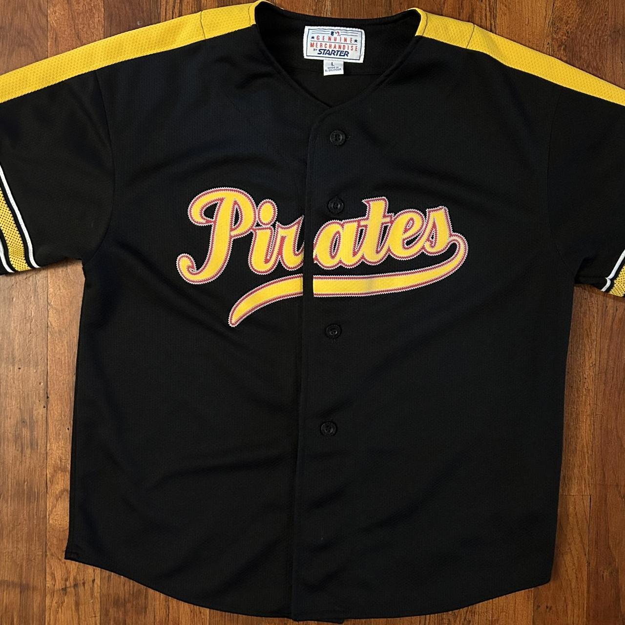 Vintage Pirates Starter Jersey🖤 Starter - Depop