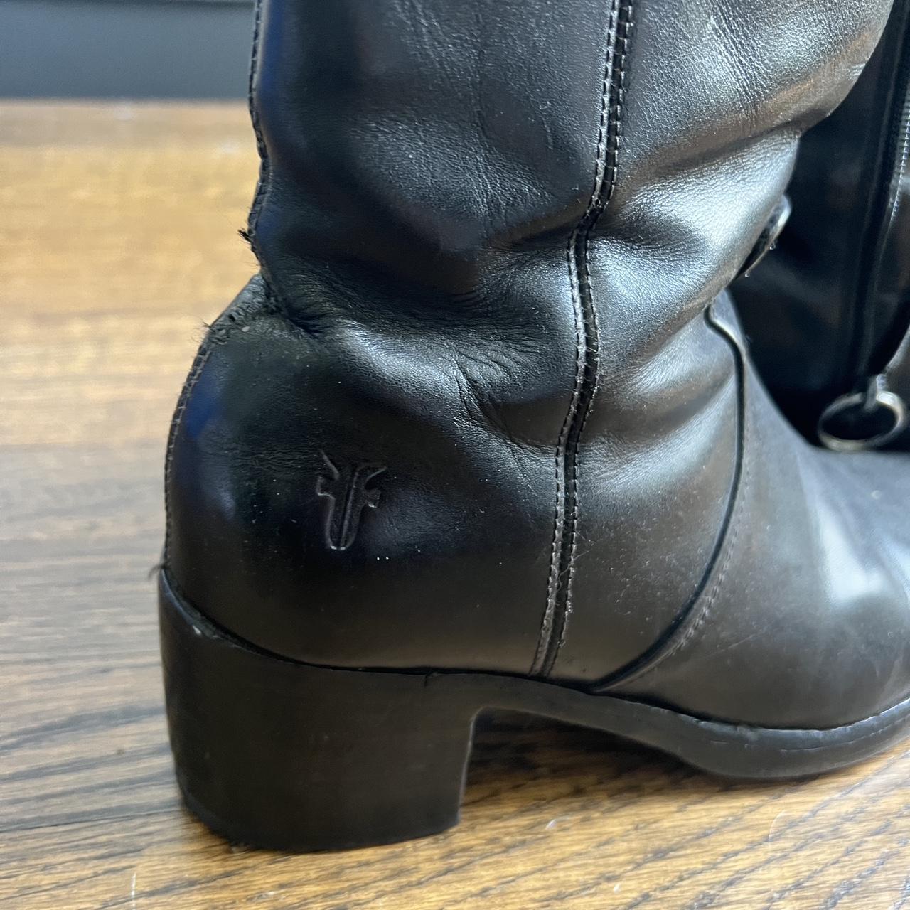 round toe chunky heels