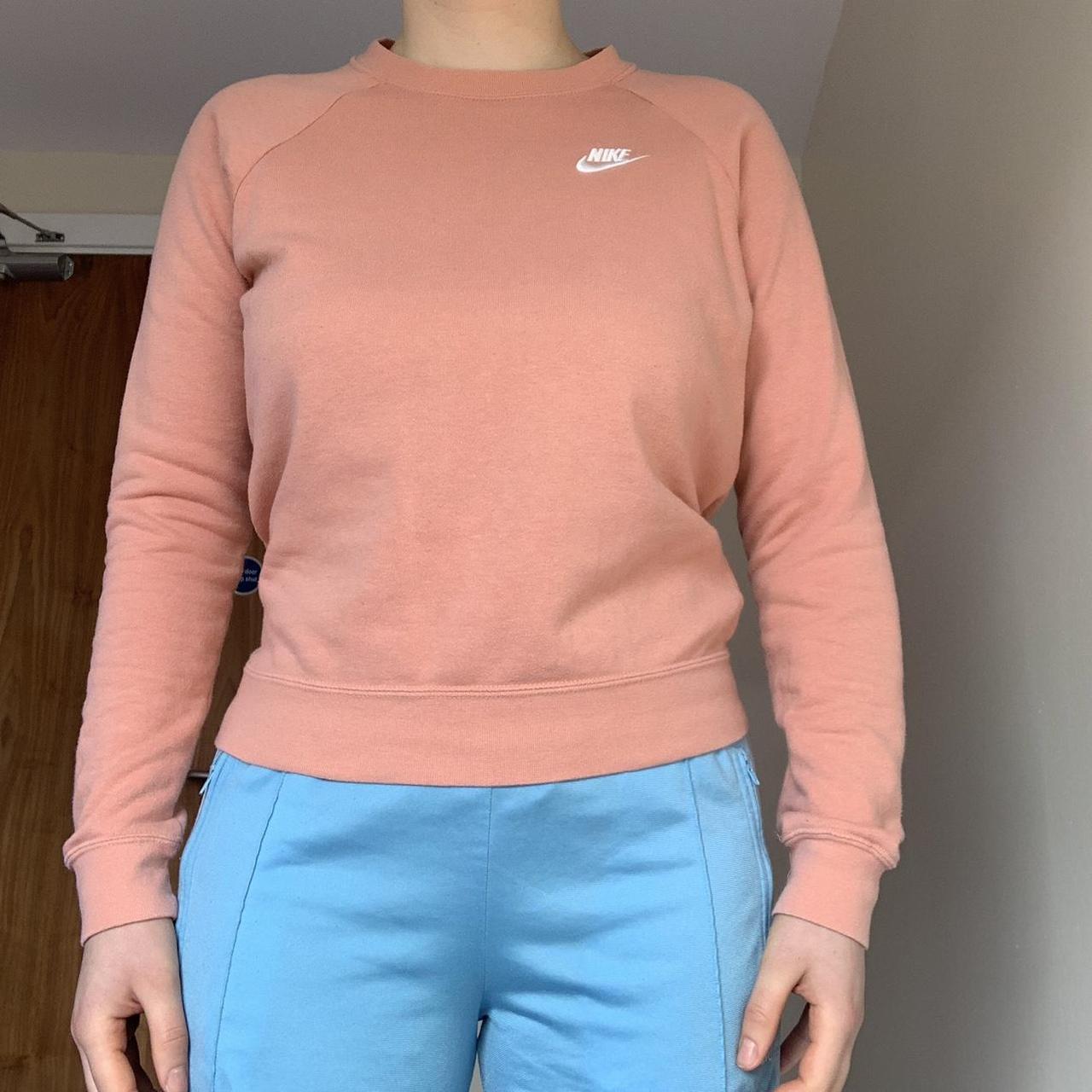 PINK NIKE JUMPER Light salmon pastel baby pink Nike