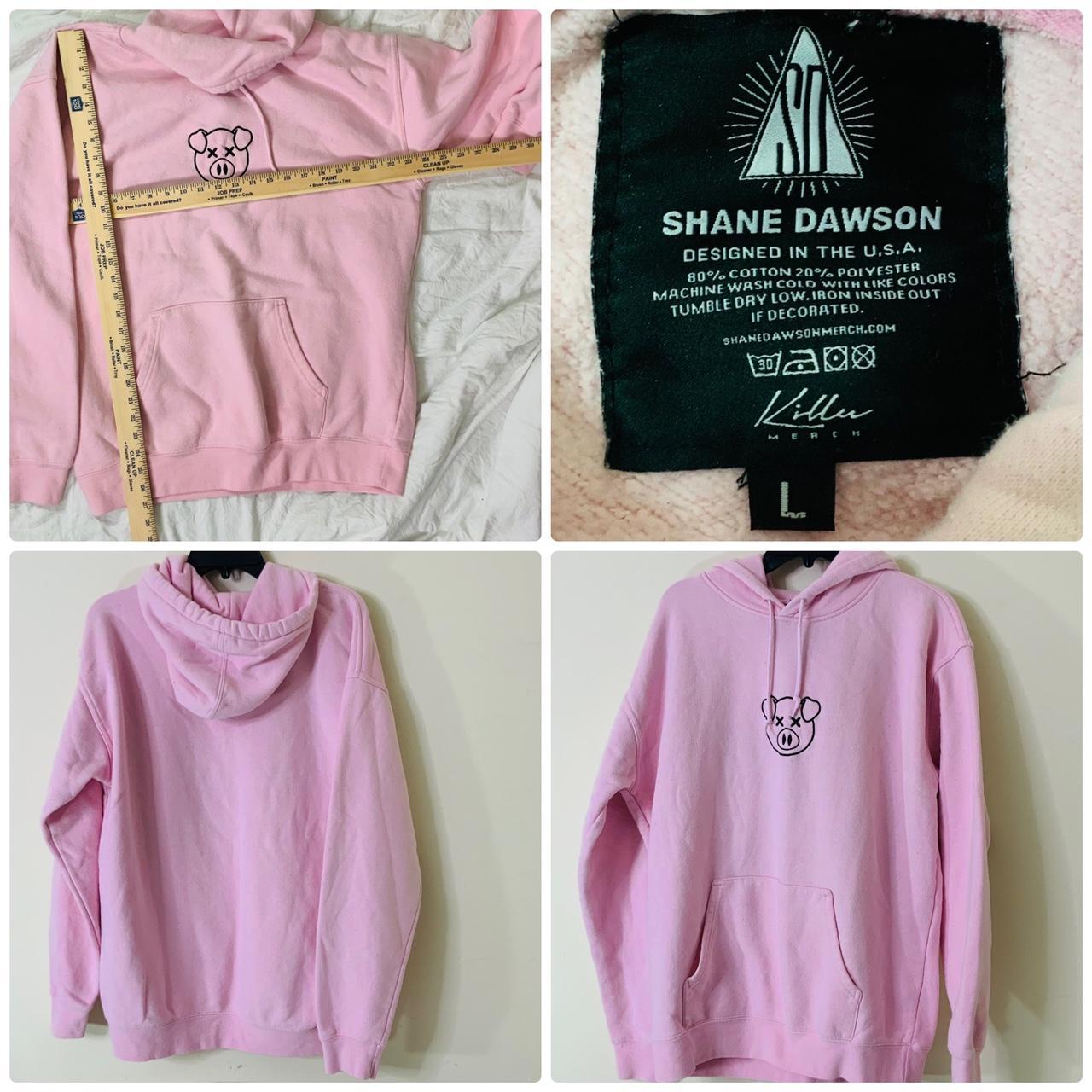 Shane Dawson Jeffree Star Pink Pig Hoodie Sweatshirt... - Depop