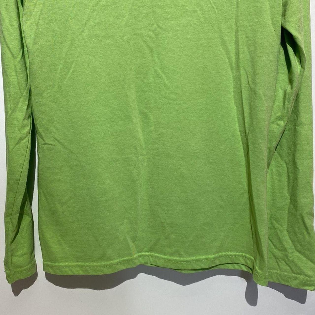 Women's long sleeve green vneck Hulk Fishing shirt - Depop