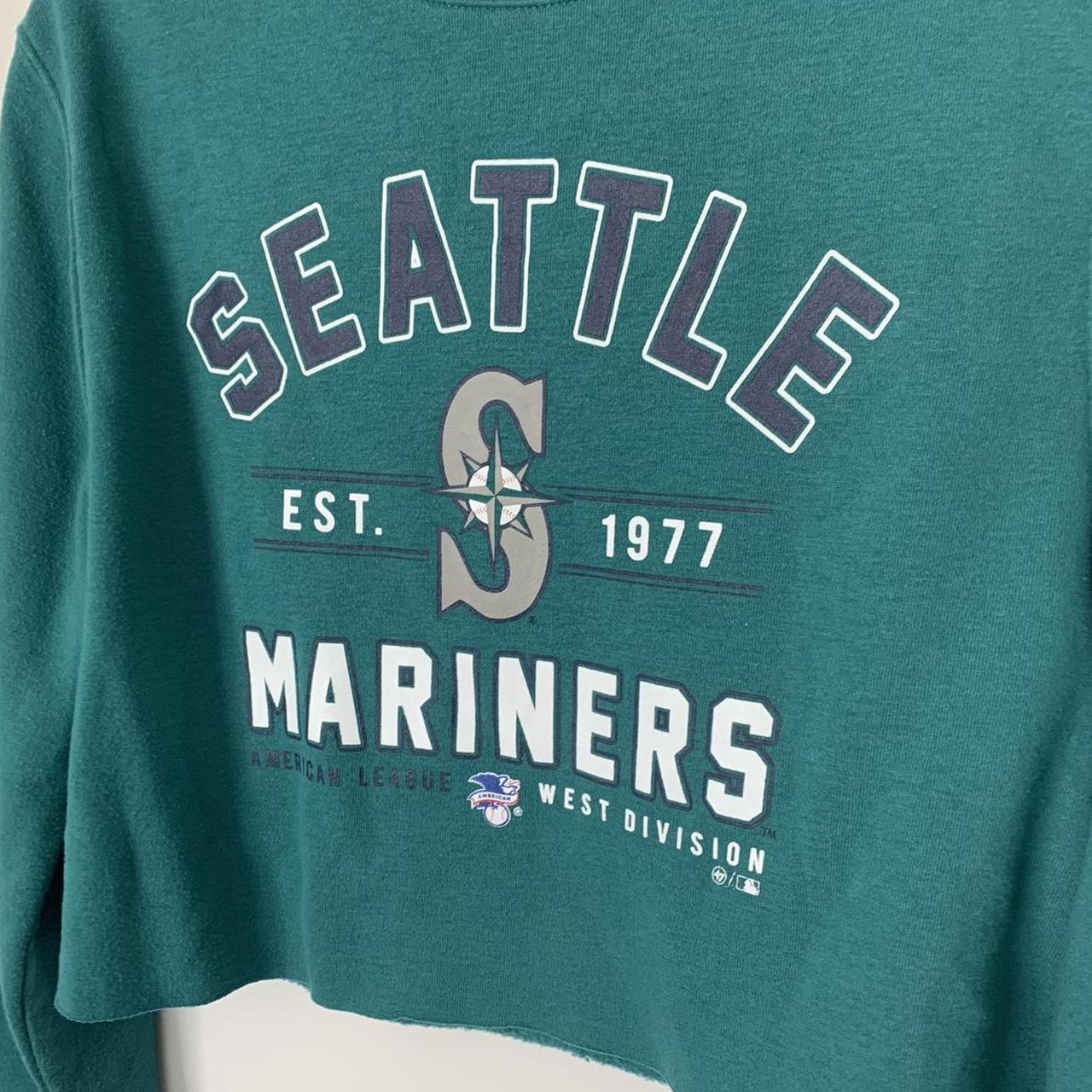 Vintage Seattle Sweatshirt, Mariners Est 1977 Long Sleeve Unisex