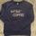 Green tea women's navy sweatshirt
