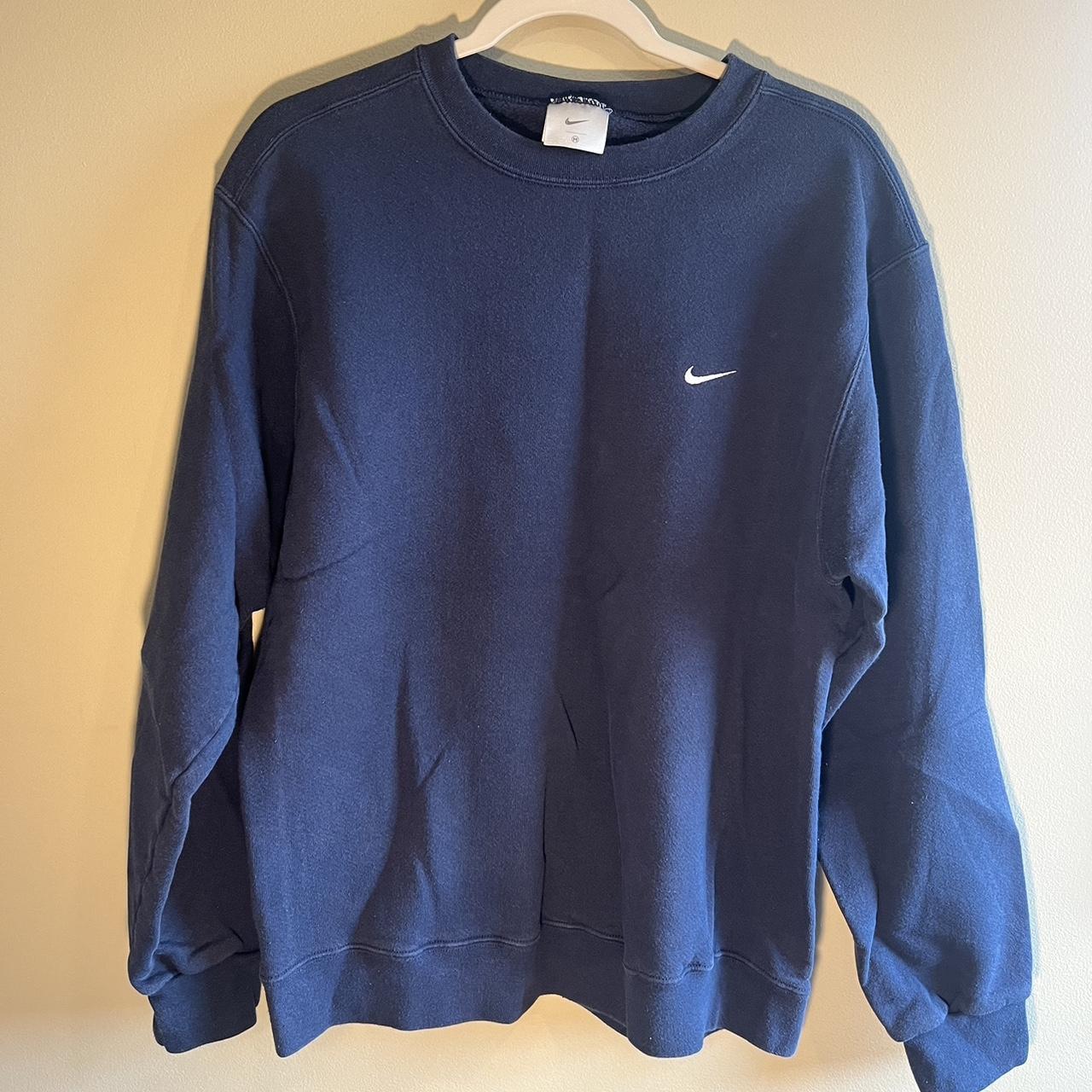 Nike Men's Navy Sweatshirt | Depop