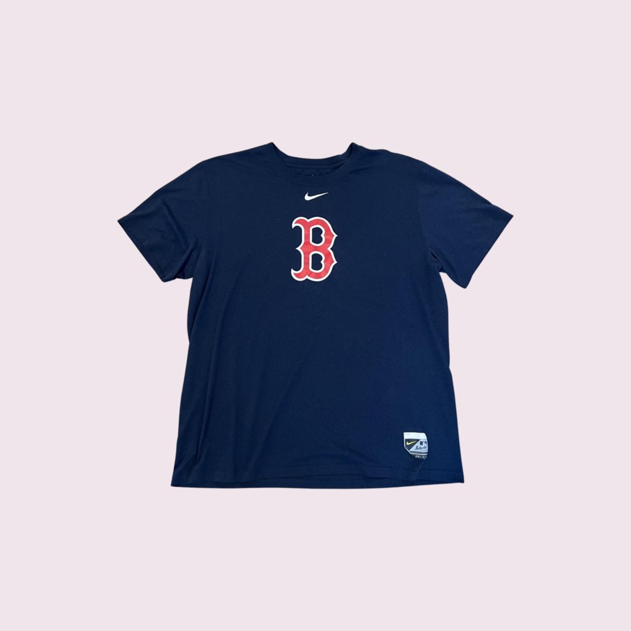 nike center swoosh dri fit boston red sox long - Depop