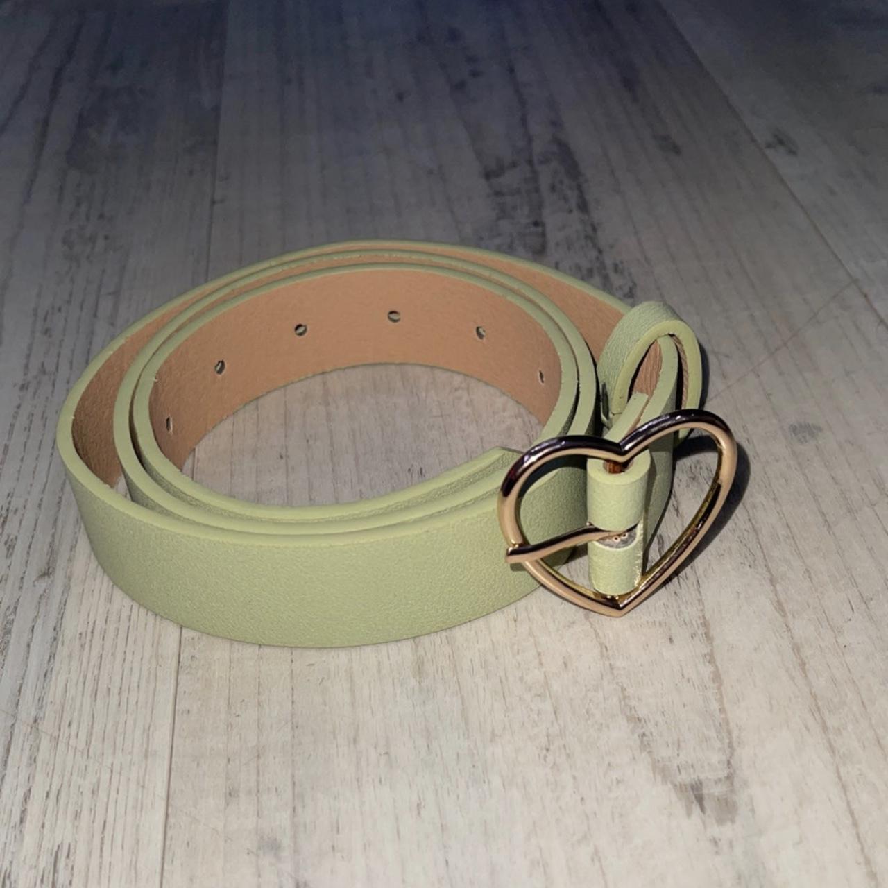 ladies green belt