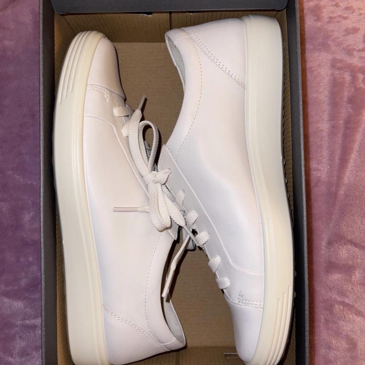 ecco White Shoes Size 42. Excellent condition.... - Depop