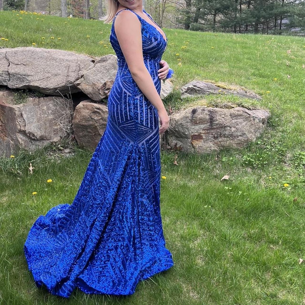 Royal Blue Jovani Prom Dress