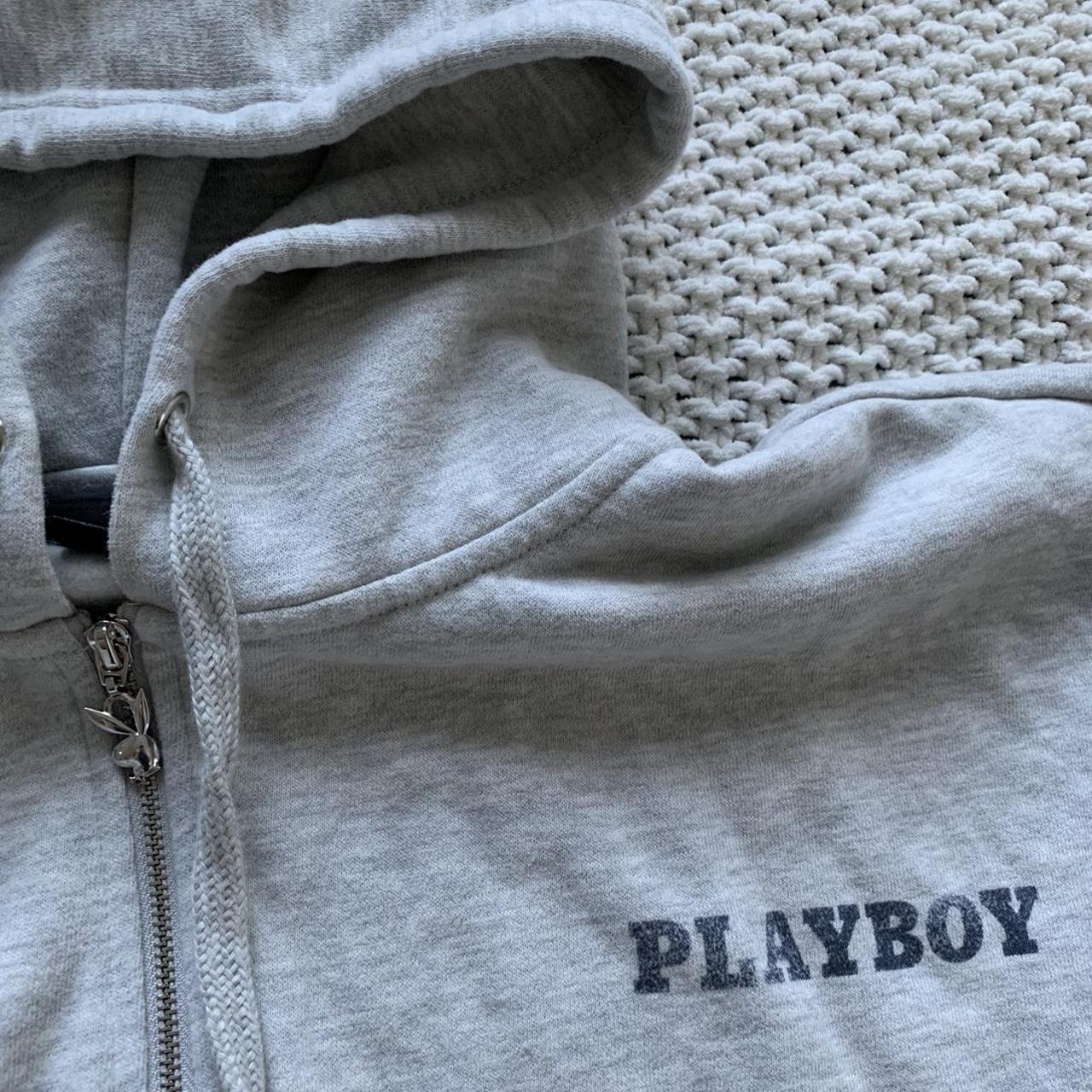 Playboy zip up sweater 🐰💗 -never worn, only tried... - Depop