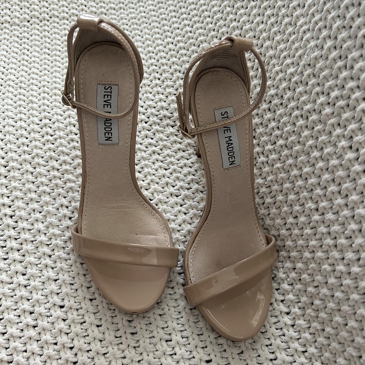 Nude Steve Madden strappy pumps 👡🤎 - worn and with... - Depop