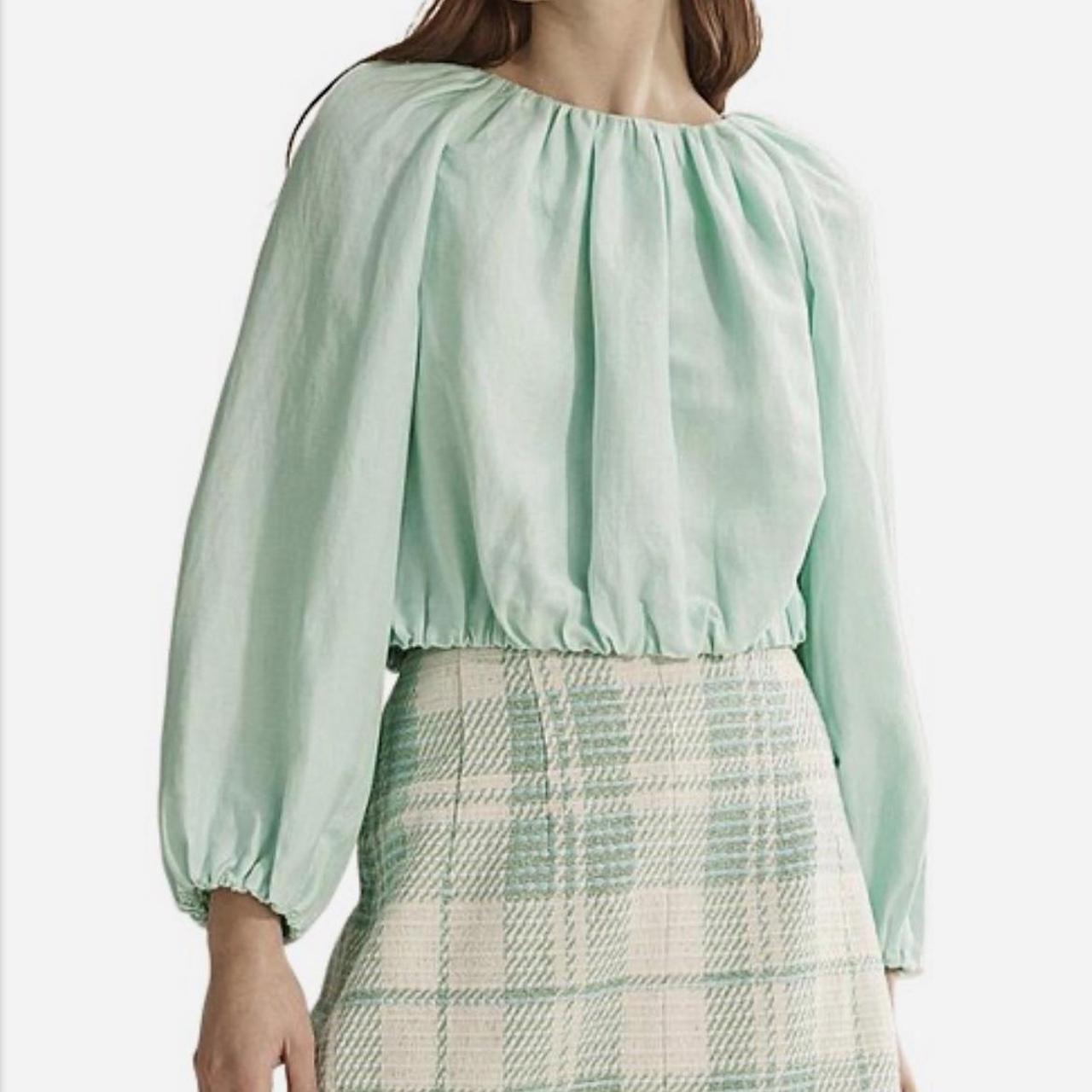 COUNTRY ROAD, BUBBLE SLEEVE TOP, SIZE MINT