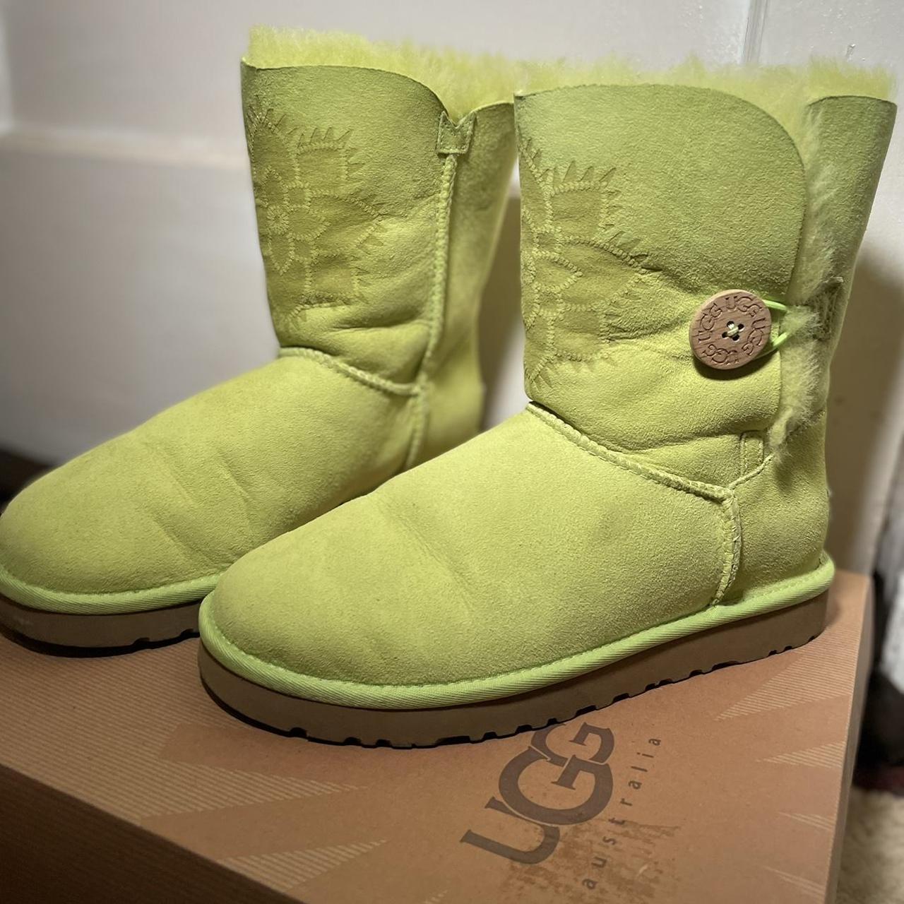 Lime green ugg clearance boots