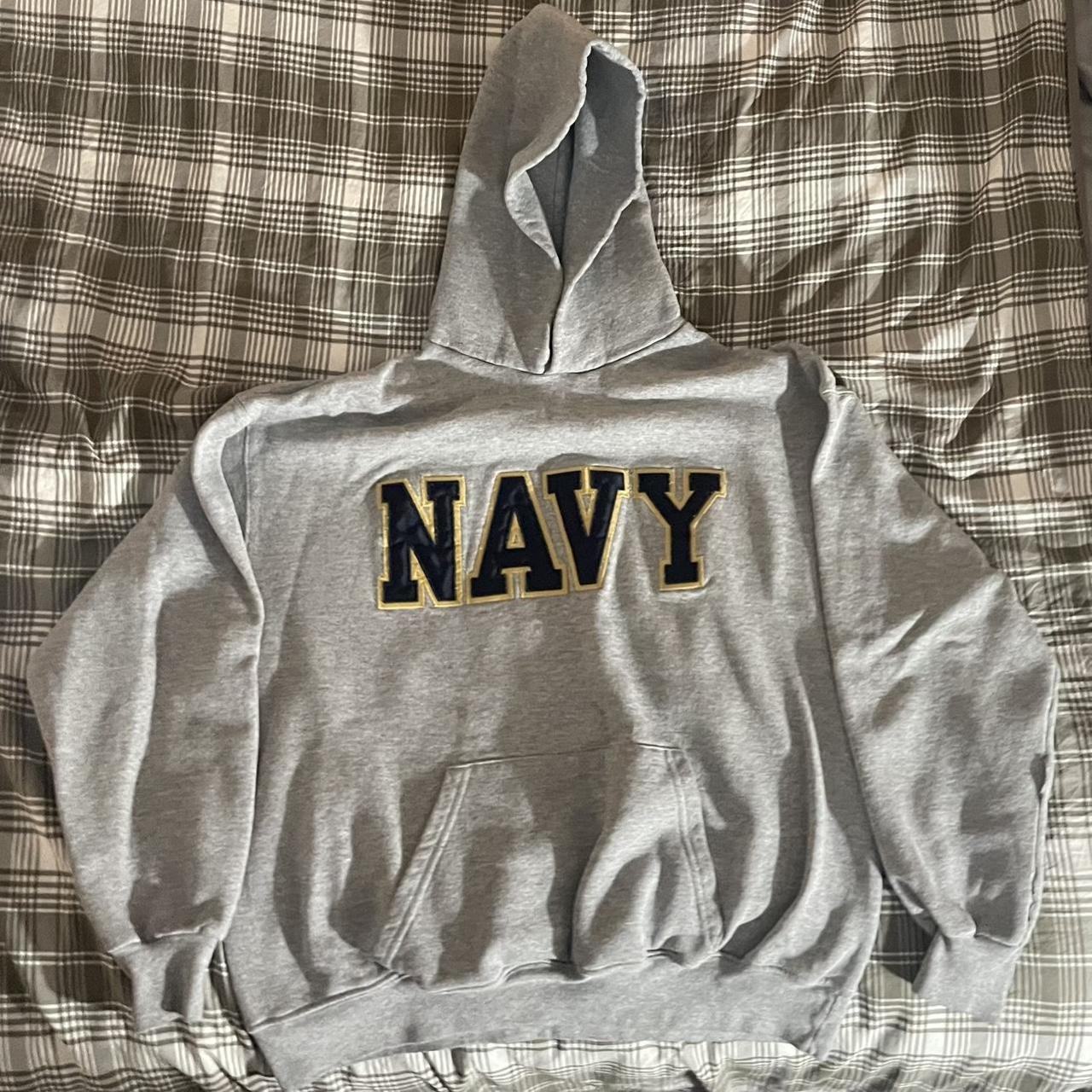 Jansport Men's Grey and Navy Sweatshirt