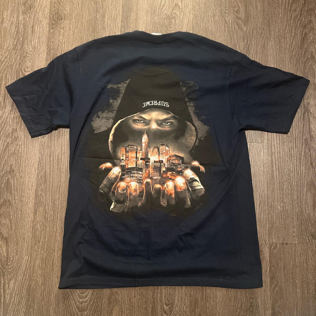 Supreme fighter tee , Navy, Size L, Brand New, #supreme...