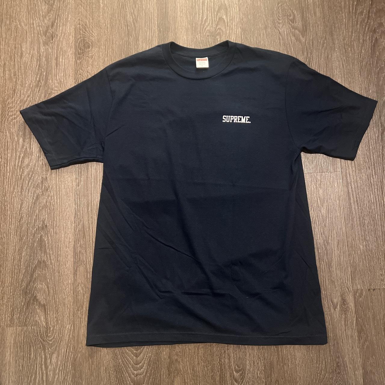 Supreme fighter tee , Navy, Size L, Brand New, #supreme...