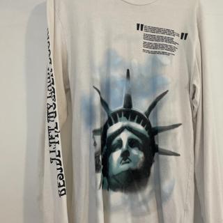 off white liberty tee