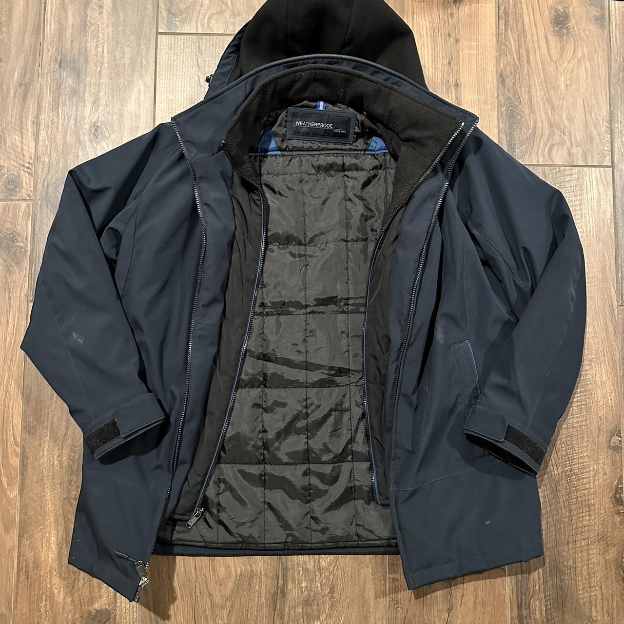 Original Weatherproof Double Layered Jacket Dark... - Depop